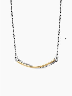 DAVID YURMAN Crossover Bar Necklace NWT